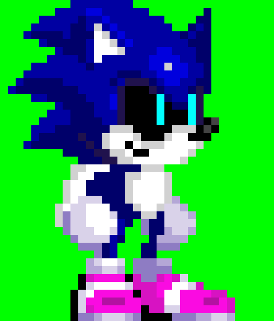 Sanic a sans sonic pixel art