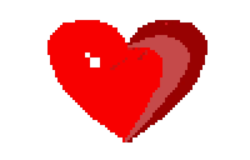 terribly shaded heart