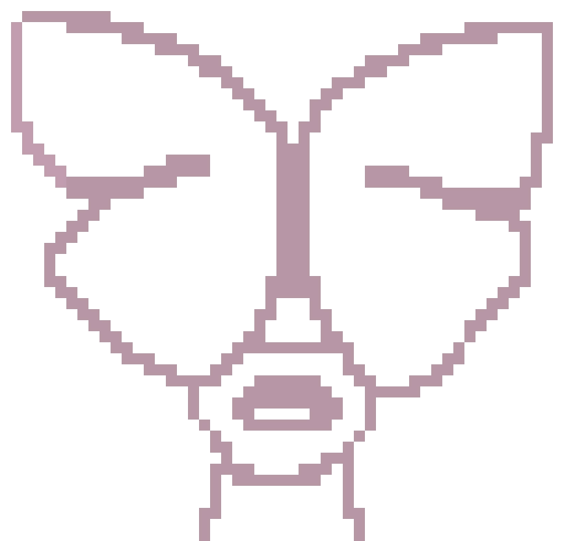 woman face butterfly