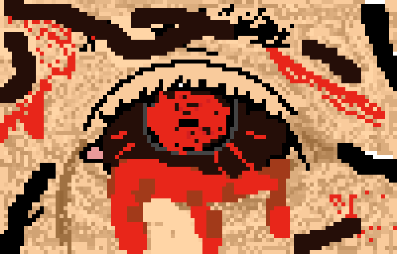 A blood eye 