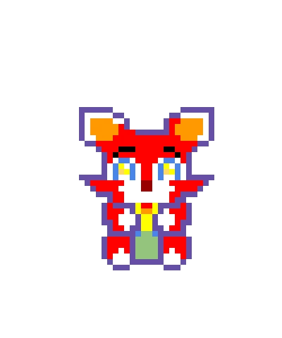 april fools clown foxy