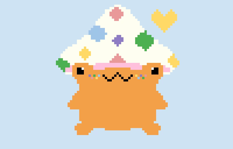 Birthday cake froggy because April 21 is my bday. please get this to 13 likes and 13 comment!!!