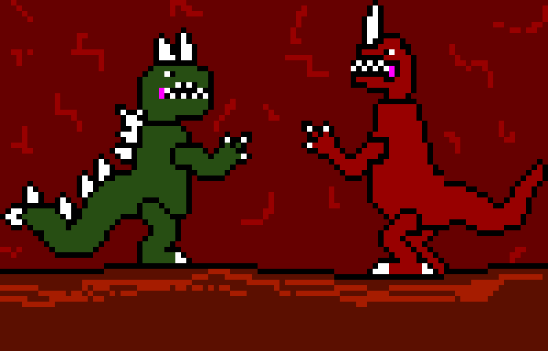 dinosaur fight