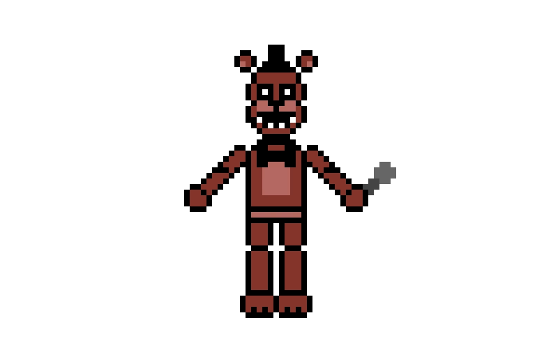 freddy fazbear with microphone