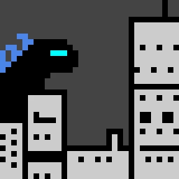 Godzilla in city