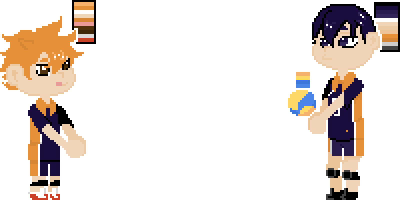 Hinata will get hit in the face with a volleyball; unfinished animation