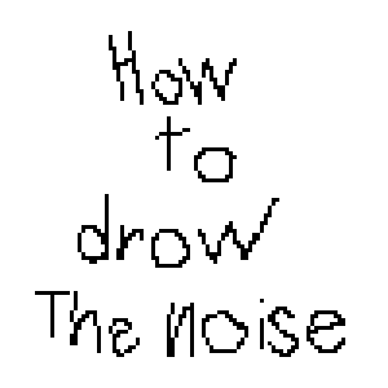 how to draw the noise