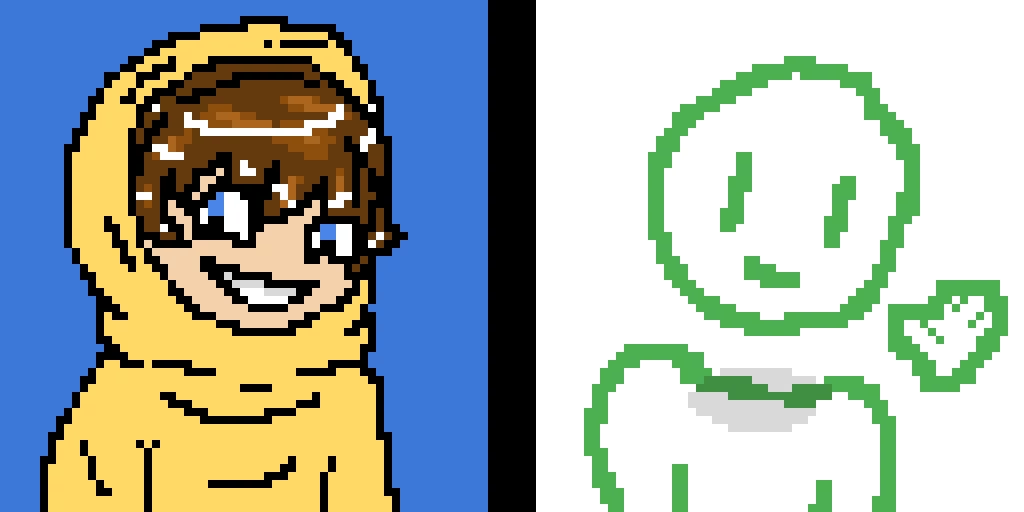 i drew pro file and banna duck