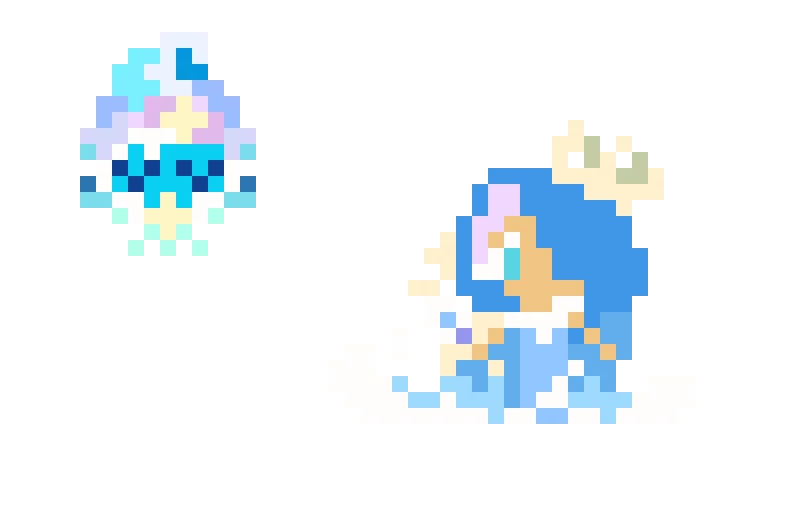 i think i made wave droplet look better then sea fairy help