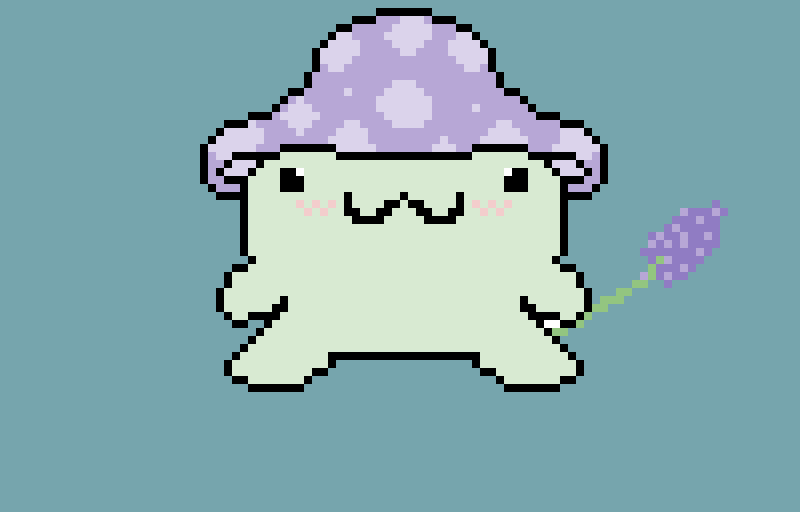 Lavender froggy!!! comment what other type of frog I should do please!!!