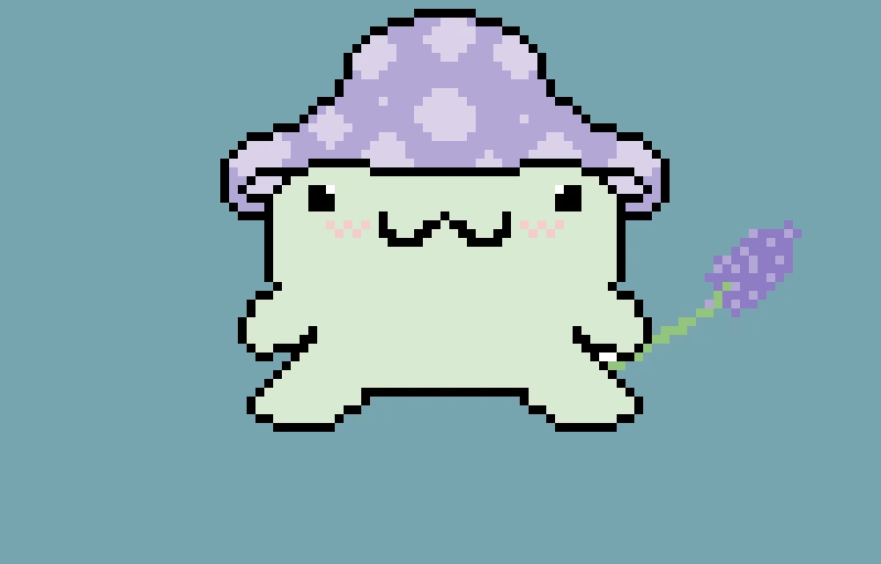 Lavender froggy!!! comment what other type of frog I should do please!!!