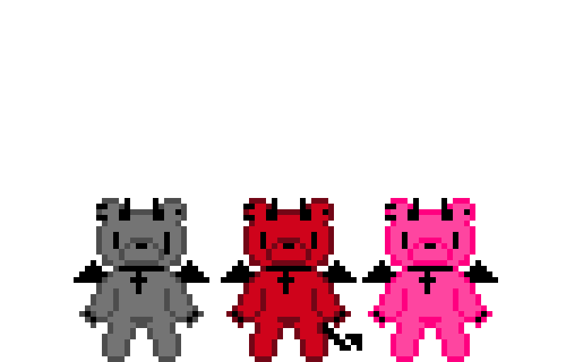 LOOK AT THE CUTE DEMON BEAR SIBILINGS