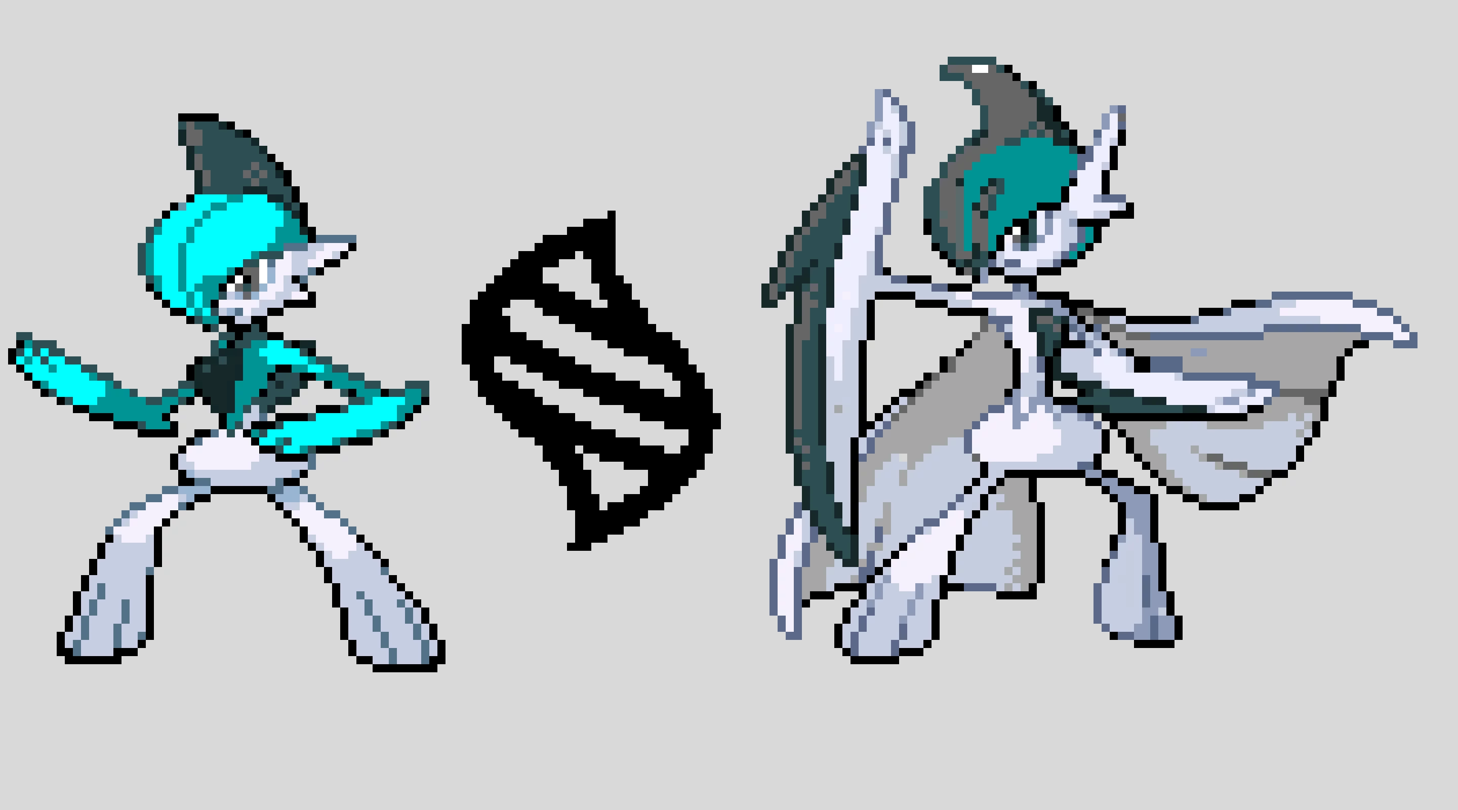 my shiny mega gallade and gallade new version 