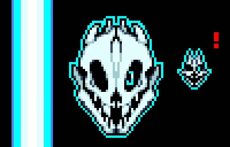 my take at a gaster blaster