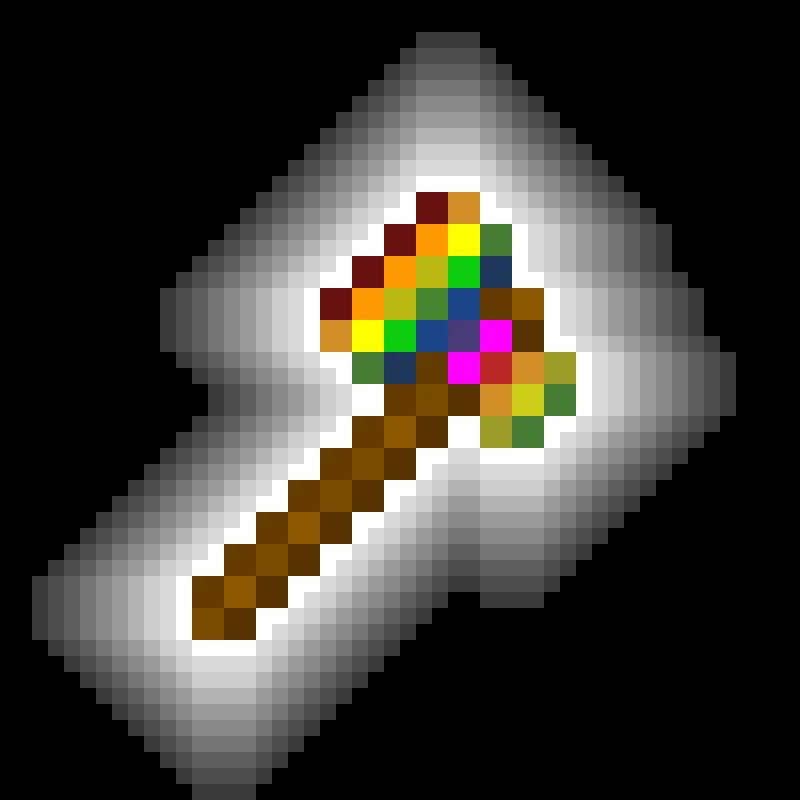 rainbow axe