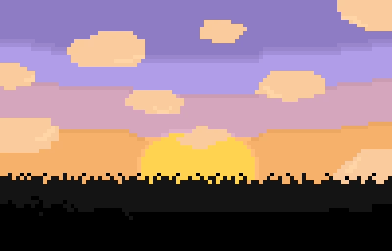rando sunset thing first post d