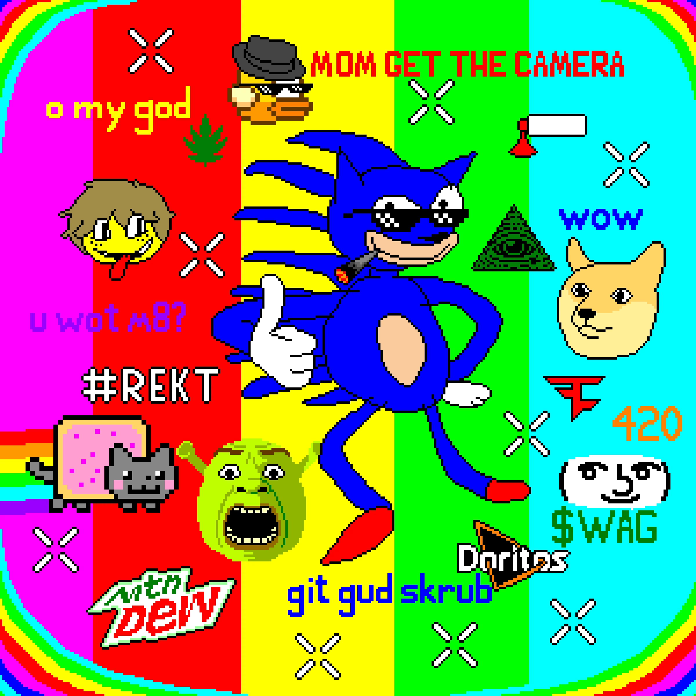 sanic the hotdog high effort mlg sanic