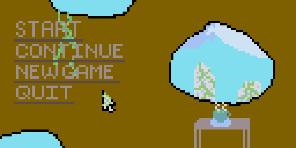 Solarpunk theme - title screen - Draft 2