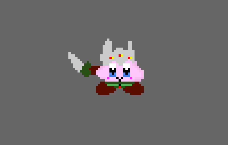 Soldier Kirby (can this be a model dinopixel??)