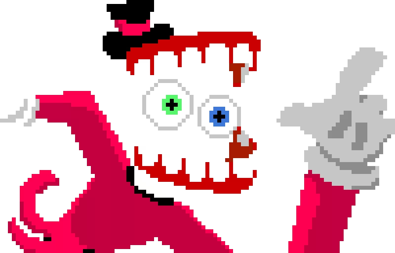 caine pointing in a dynamic pose because it kinda looks cool contest