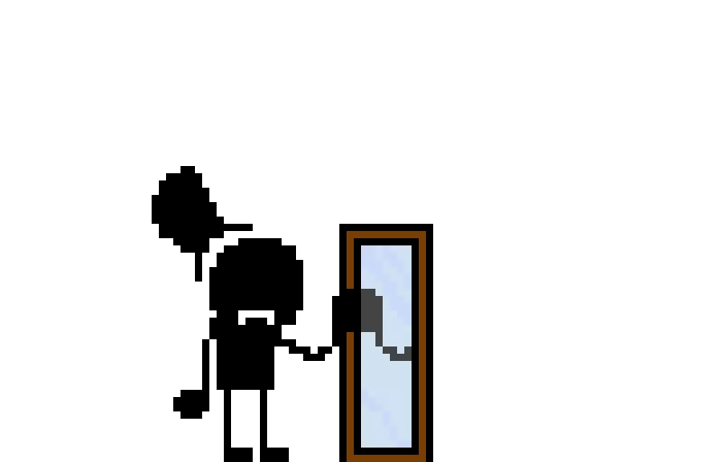 fafel-is-lonley-but-hell-always-have-his-reflection