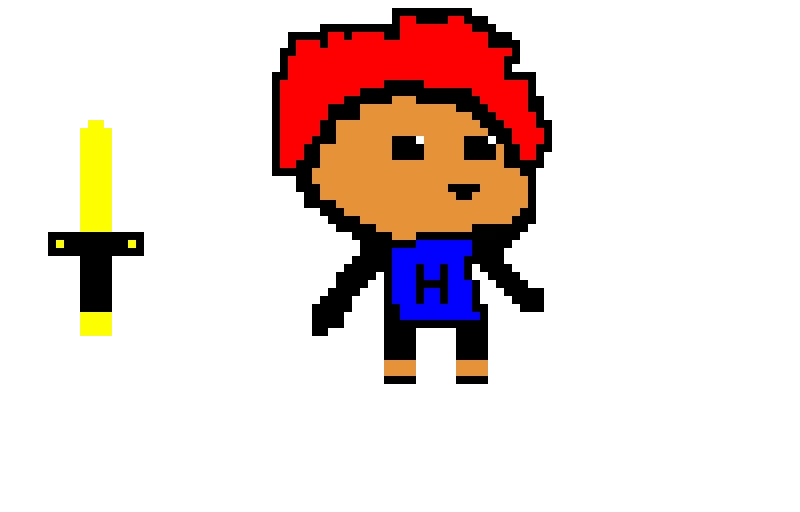 henry the pixel boy