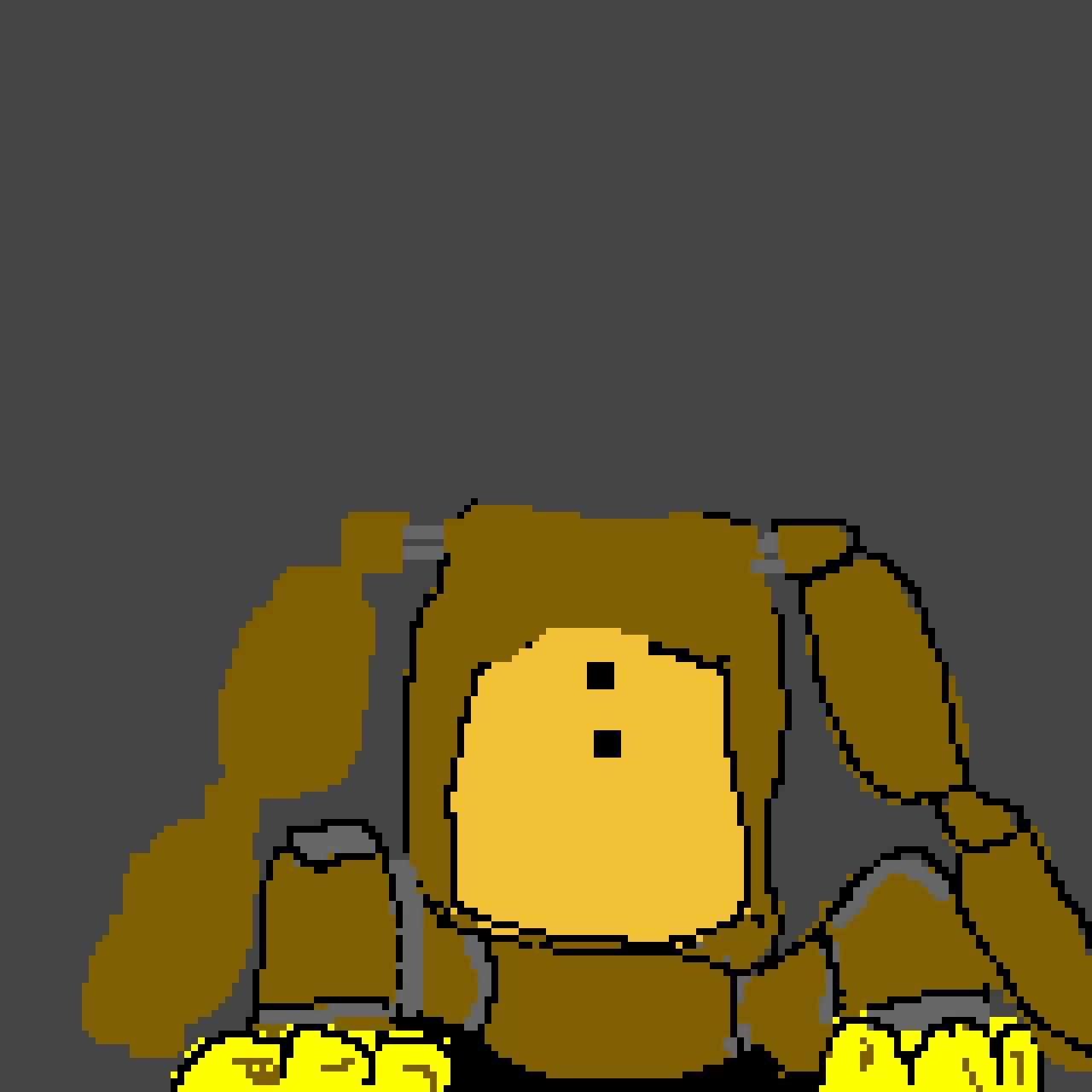 macking goldy from fnaf 2