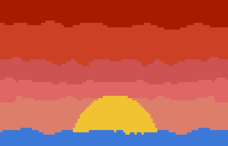 night falls on the ocean gif remake because original didnt load as gif