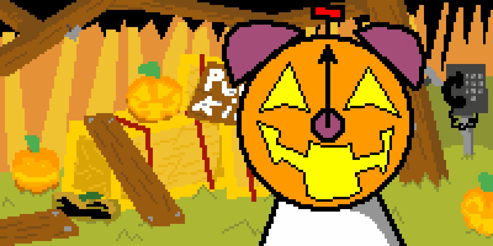 pumpkin stand