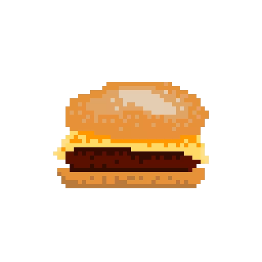 really-good-burger-pixel-art