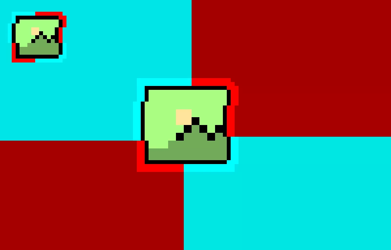 up scaled dinopixel logo