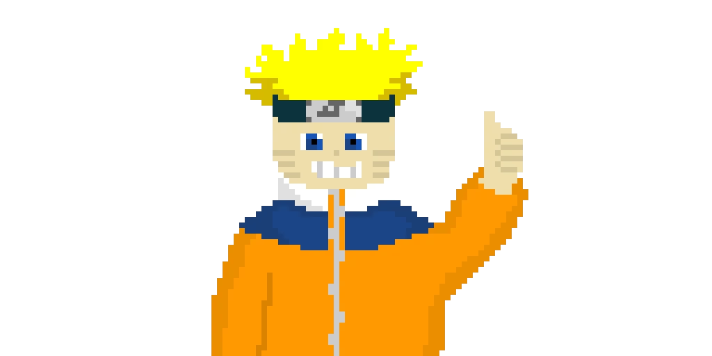 OK Naruto Drawing (2007 colorized)