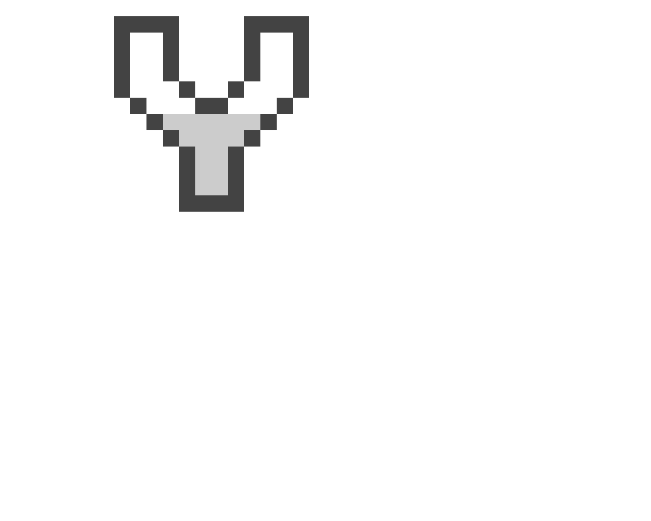 pixel letter Y