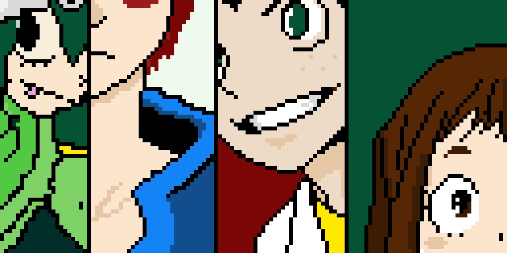 some of my hero academia characters .