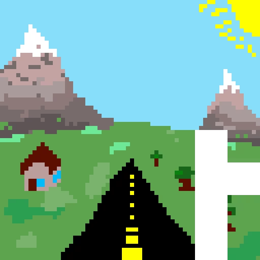 The never ending road