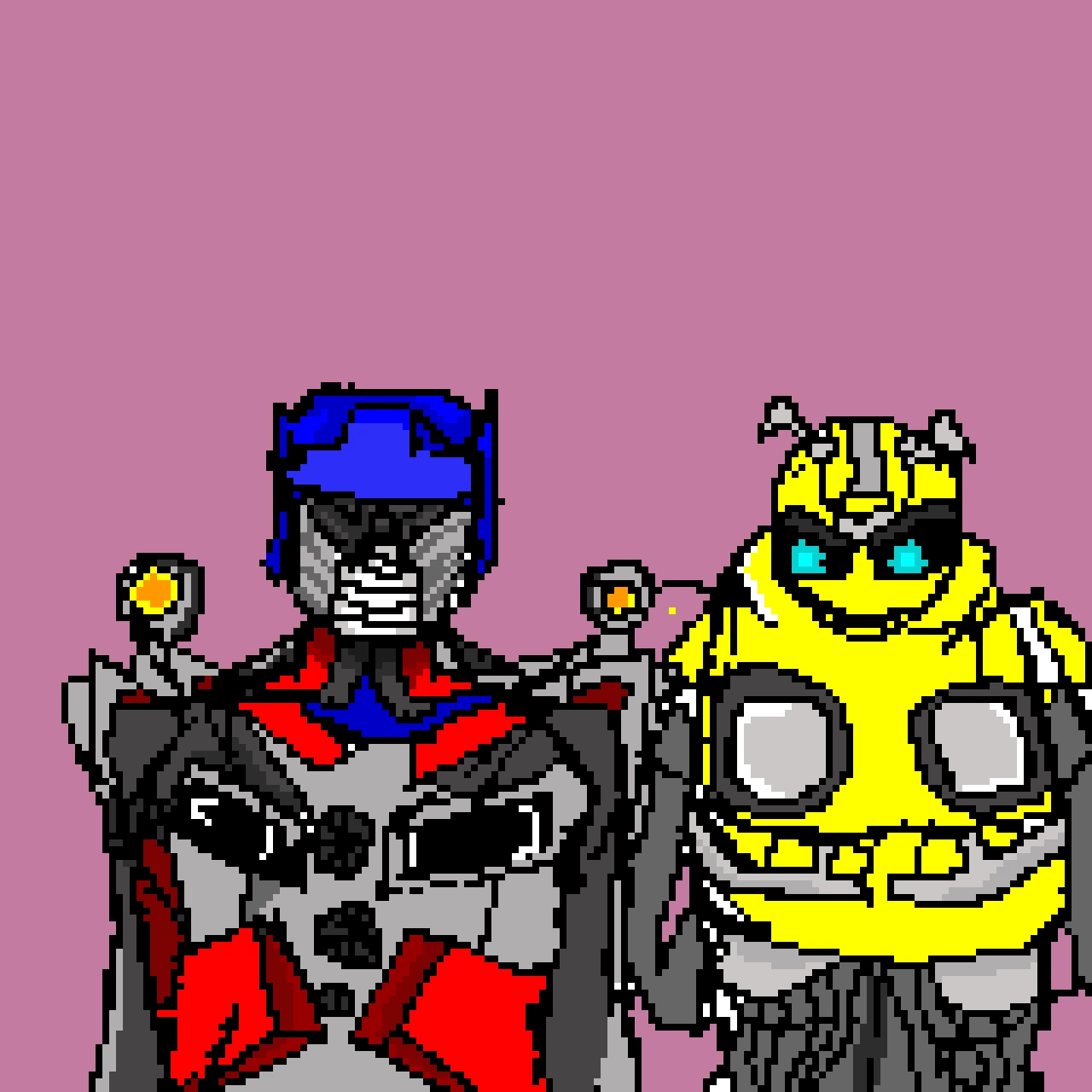Optimus Prime and Bumblebee (tech contest)