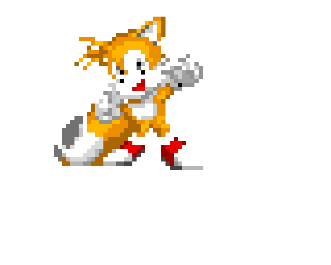 tails custom victory sprite from sonic 3 best attempt