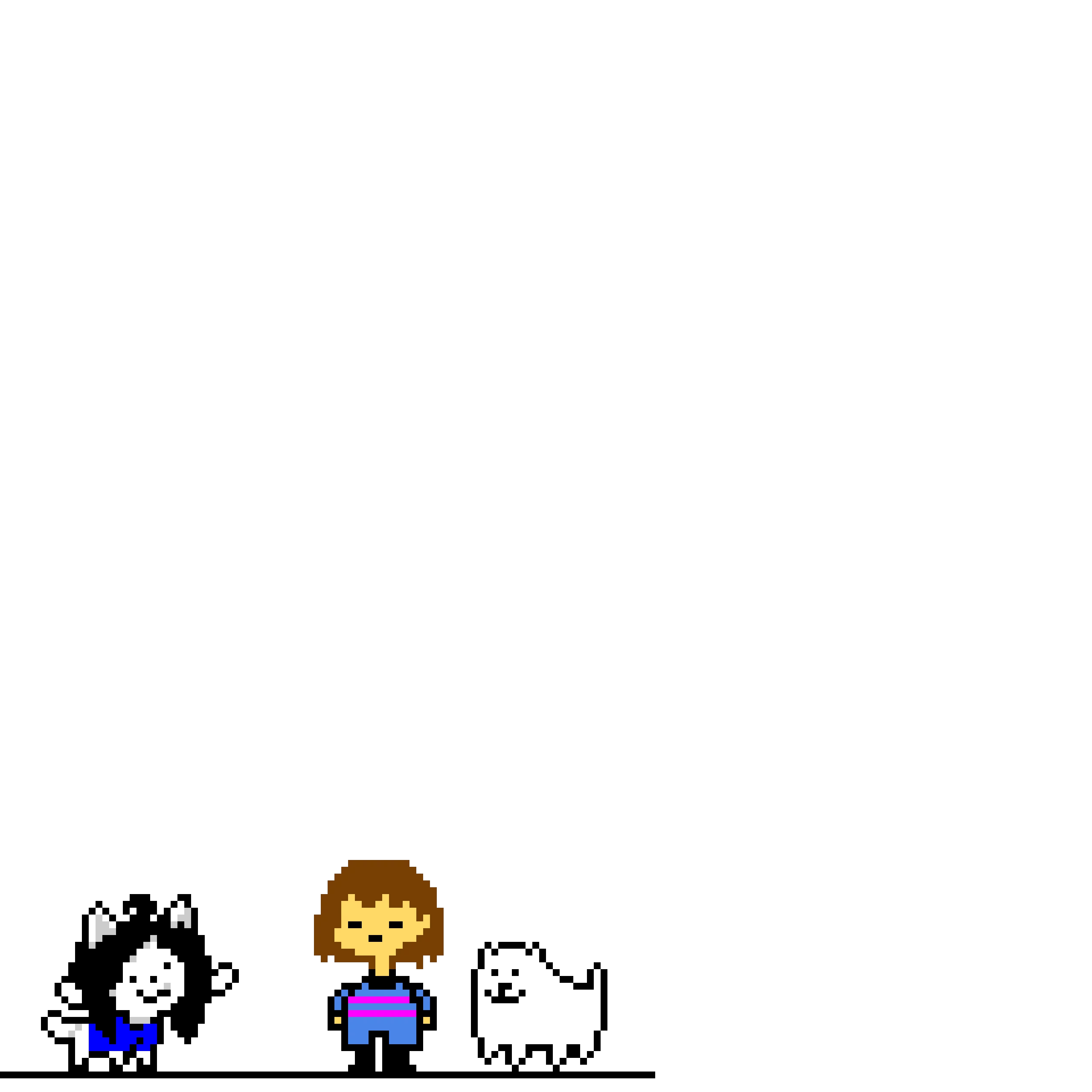 temmeh frisk and annoying doggo (aka toby fox) 