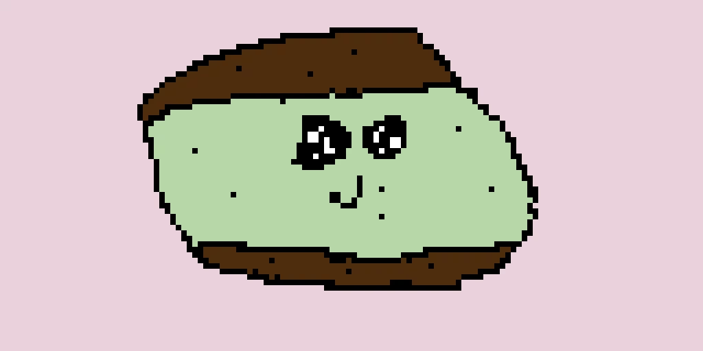 cute but also creepy face