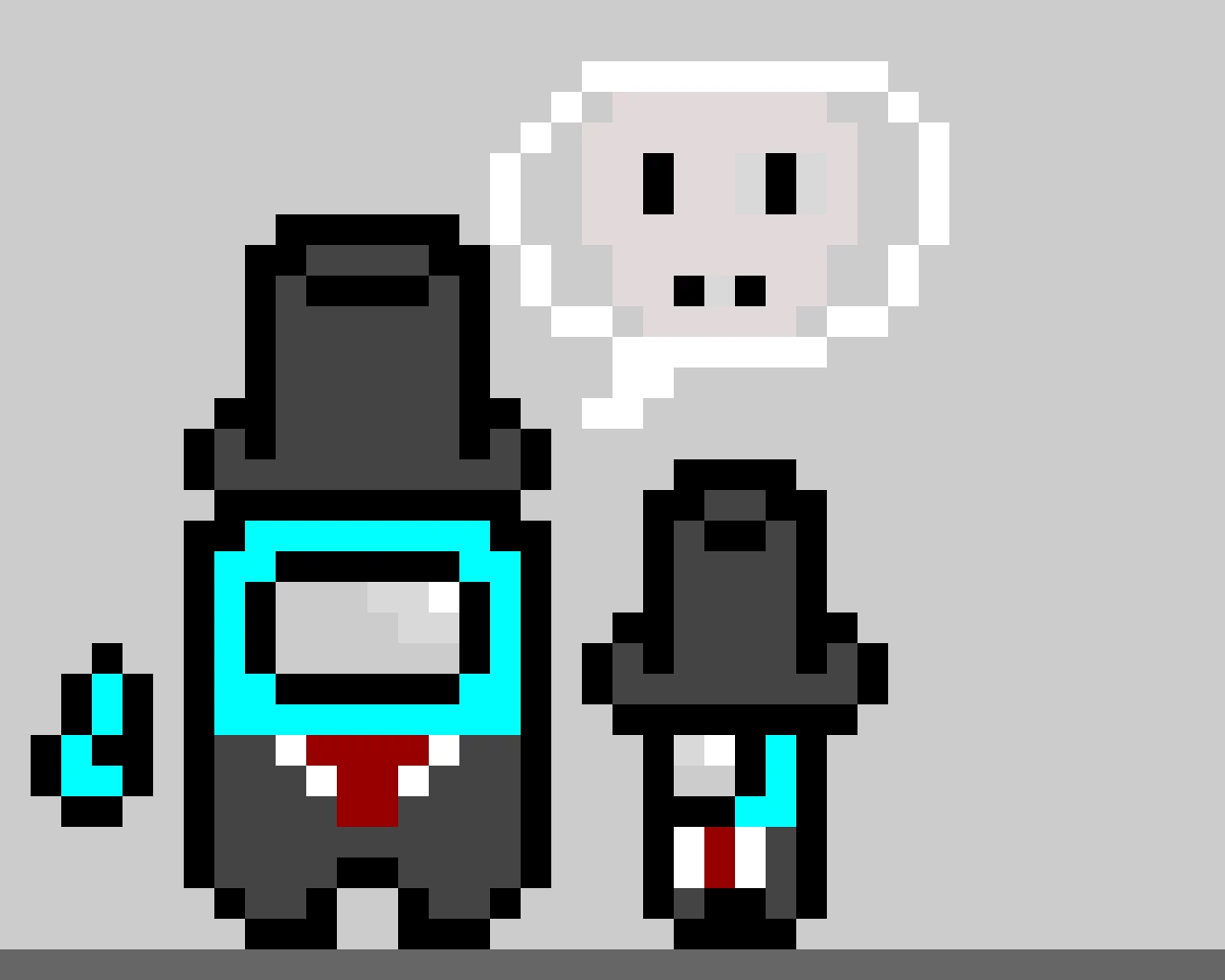 Tuxedo Among Us Character