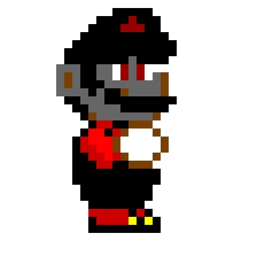 evil mario in super mario world