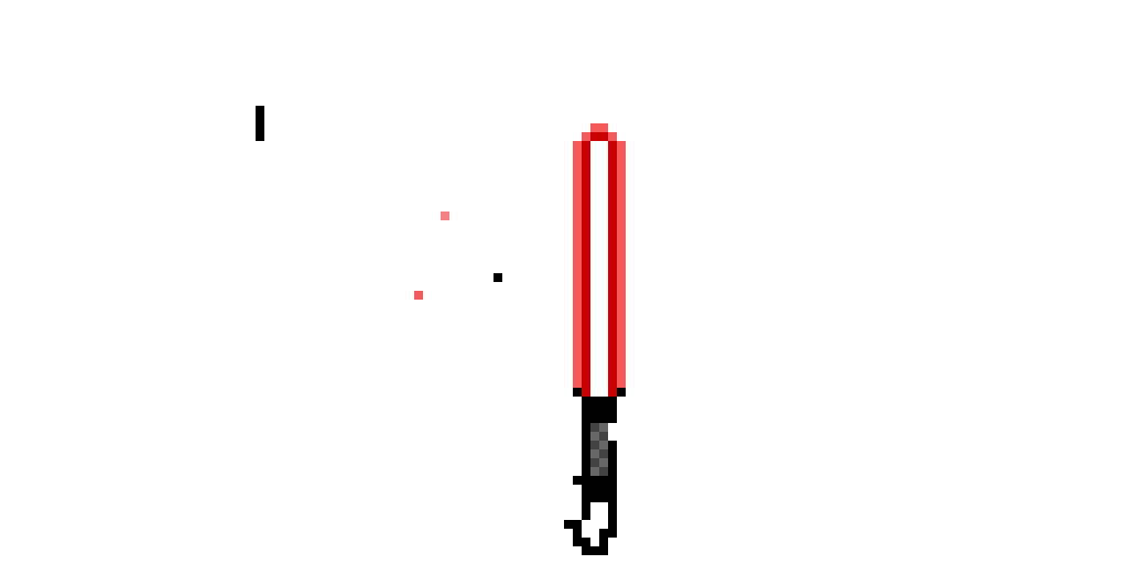 sith lightsaber diegniting