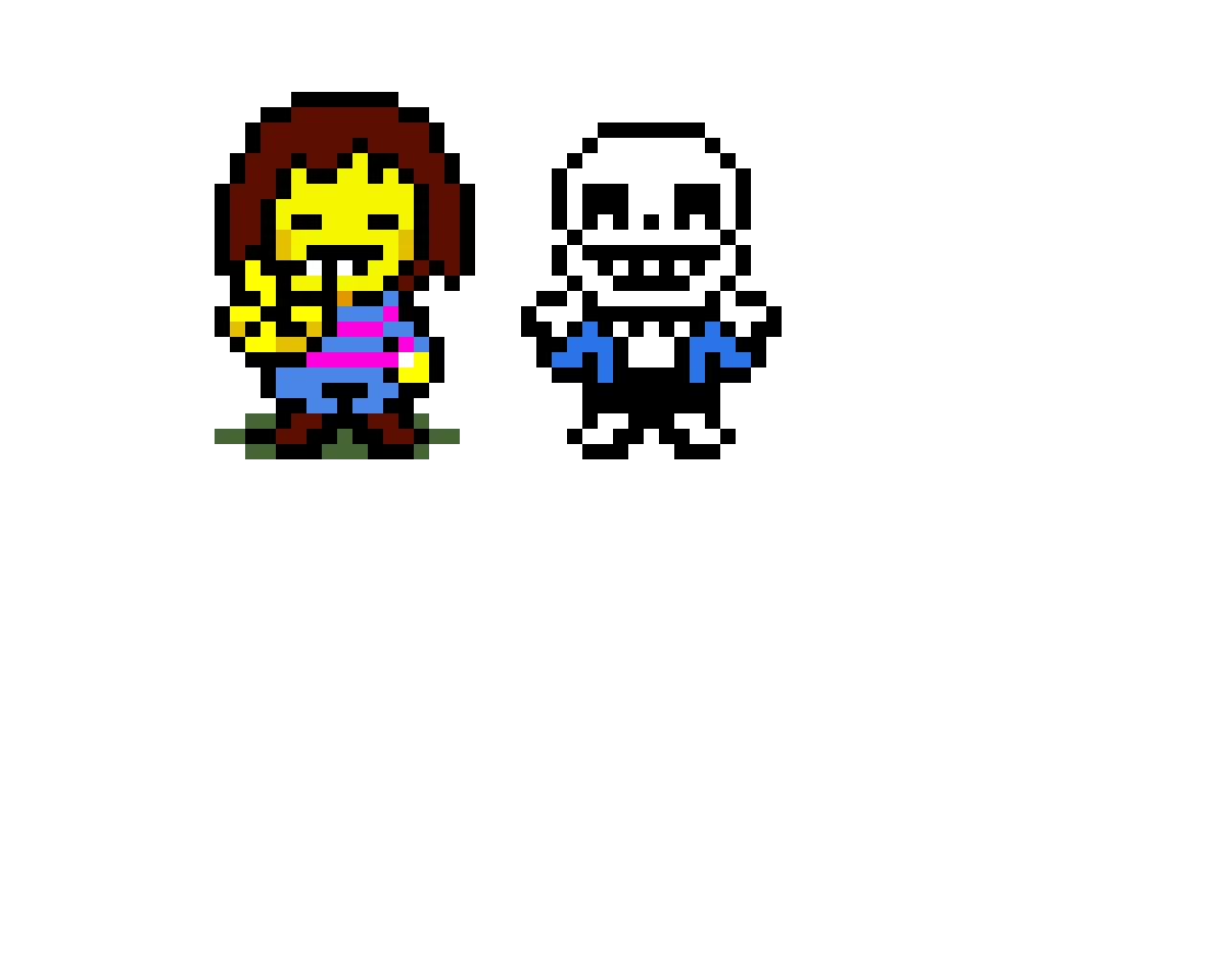 Frisk and Sans But It&rsquo;s EarthBound (contest)