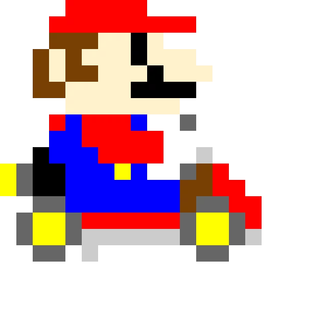 Pixel mario kart (you can edit if you want)