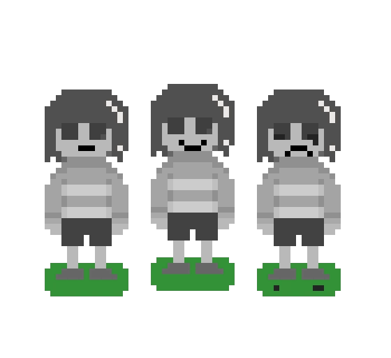 core frisk sprites