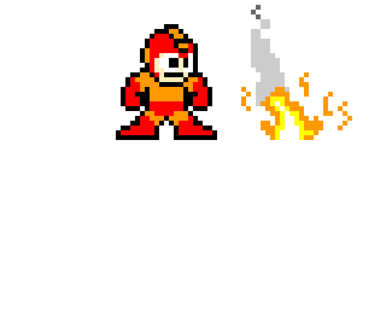 Fire Mega man