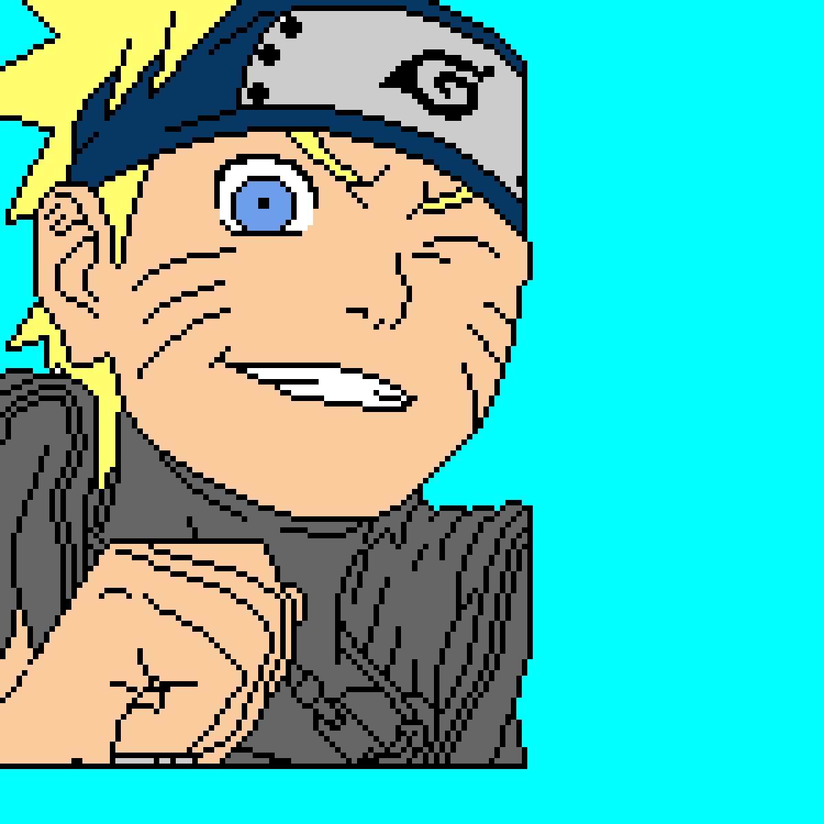 I had to color in Naruto