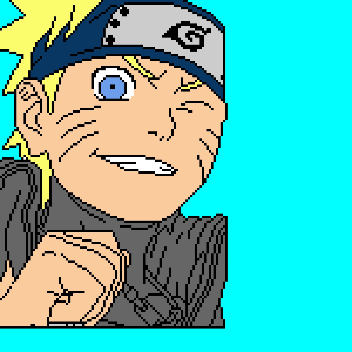 i had to color in naruto
