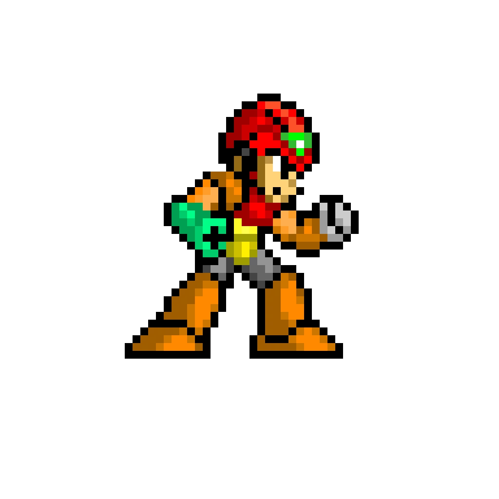 samus but mega man x