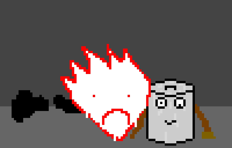 Trashy is his friend